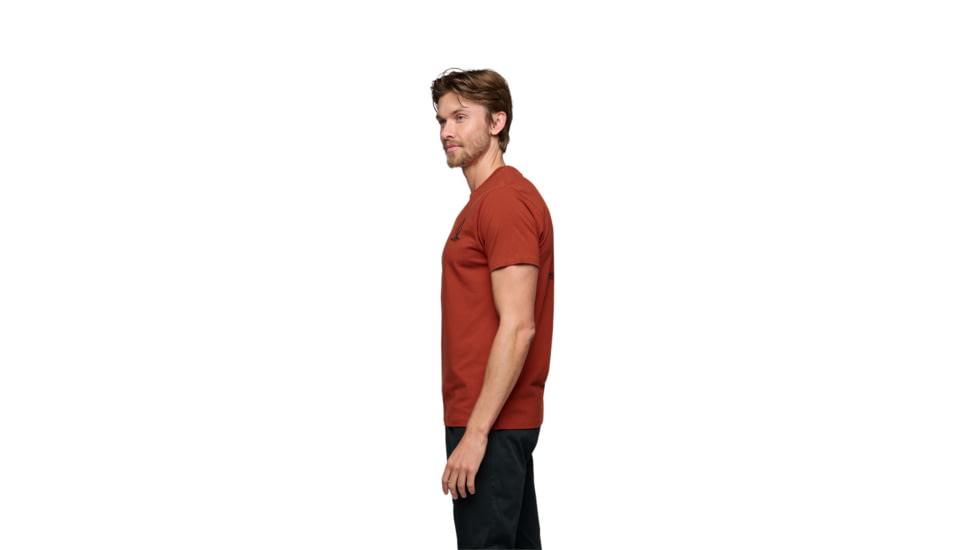 Black Diamond Boulder Short Sleeve T-Shirt, Burnt Sienna, Medium, AP7524046044MED1
