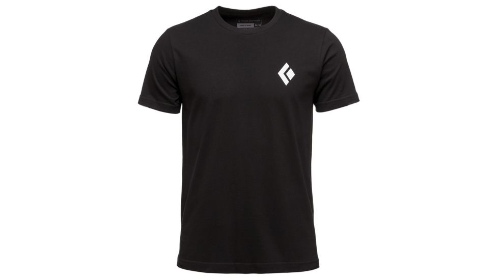 Black Diamond Equipment For Alpinist Short Sleeve T-Shirt - Mens, Black, Extra Large, APYL4X015XLG1