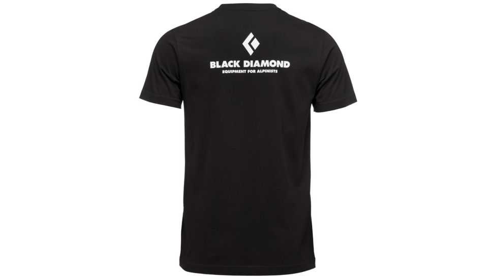 Black Diamond Equipment For Alpinist Short Sleeve T-Shirt - Mens, Black, Extra Small, APYL4X0002XSM1