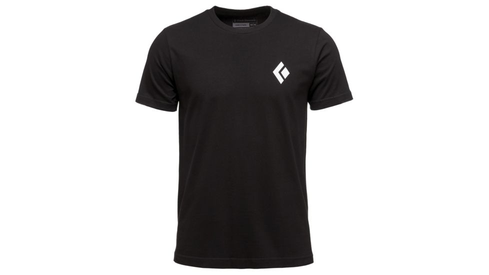 Black Diamond Equipment For Alpinist Short Sleeve T-Shirt - Mens, Black, Extra Small, APYL4X0002XSM1