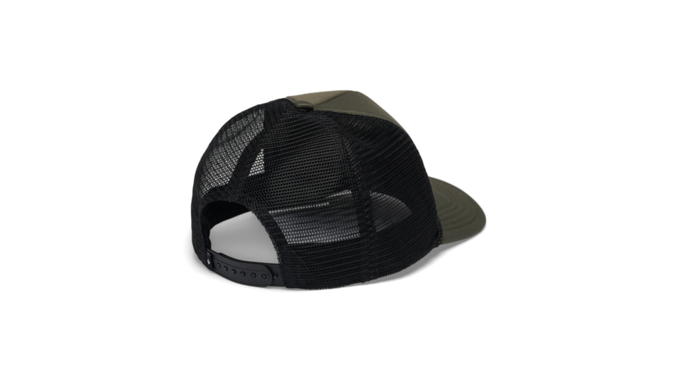 Black Diamond Flat Bill Trucker Hat, Tundra/Black Wavy, AP7230499687ALL1