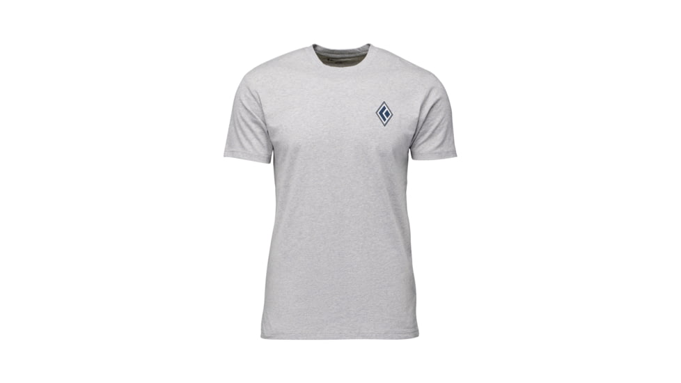 Black Diamond Heritage Alpinist Short Sleeve Tee - Mens, Nickel Heather, Medium, AP7524671014MED1