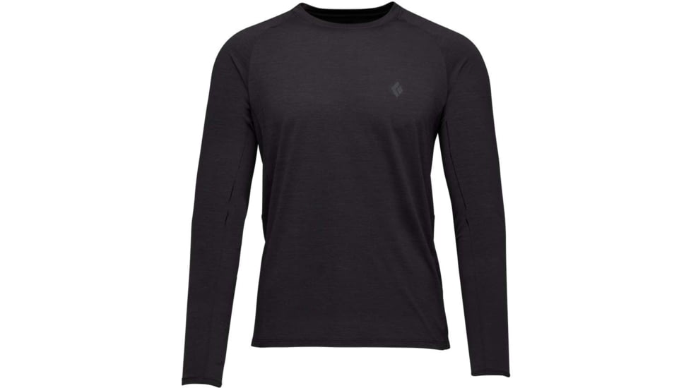 Black Diamond Lightwire LS Tech Tee - Mens, Black, Small, AP7530900002SML1