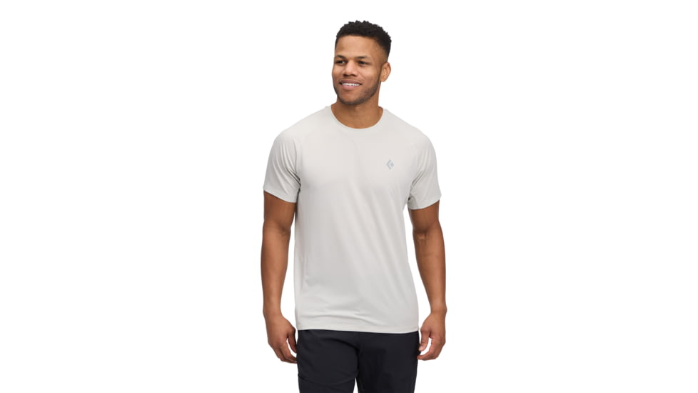 Black Diamond Lightwire Short Sleeve Tech Tee - Mens, Alloy, Extra Large, AP7524271000XLG1