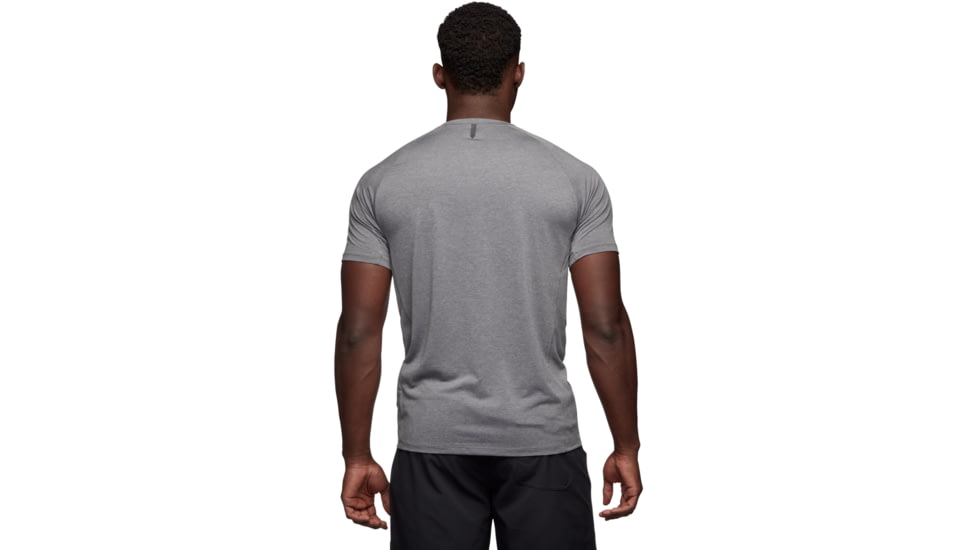 Black Diamond Lightwire Short Sleeve Tech Tee - Mens, Steel Grey, Small, AP7524270034SML1