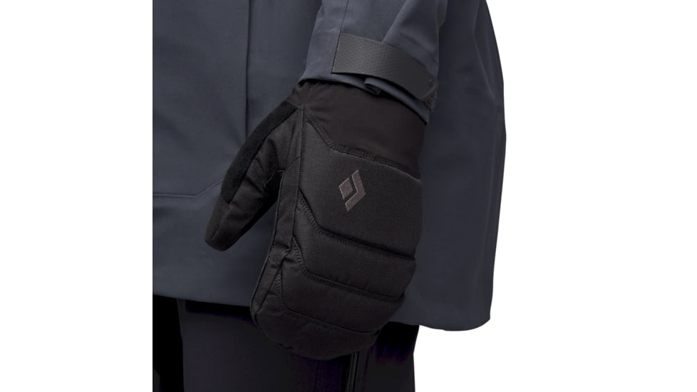 Black Diamond Mission MX Mitts, Black, Medium, BD8019200002MED1