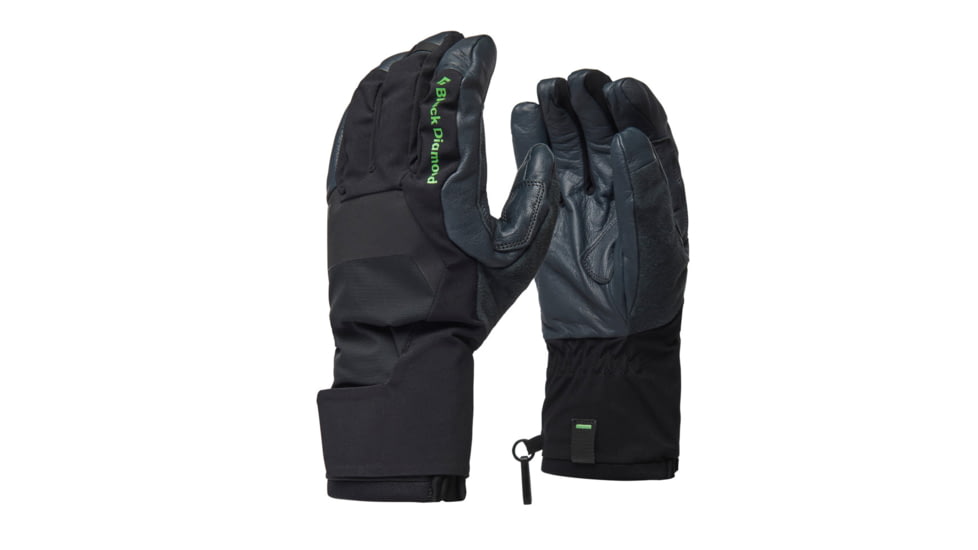 Black Diamond Punisher Gloves, Black, Extra Large, BD8011460002XLG1