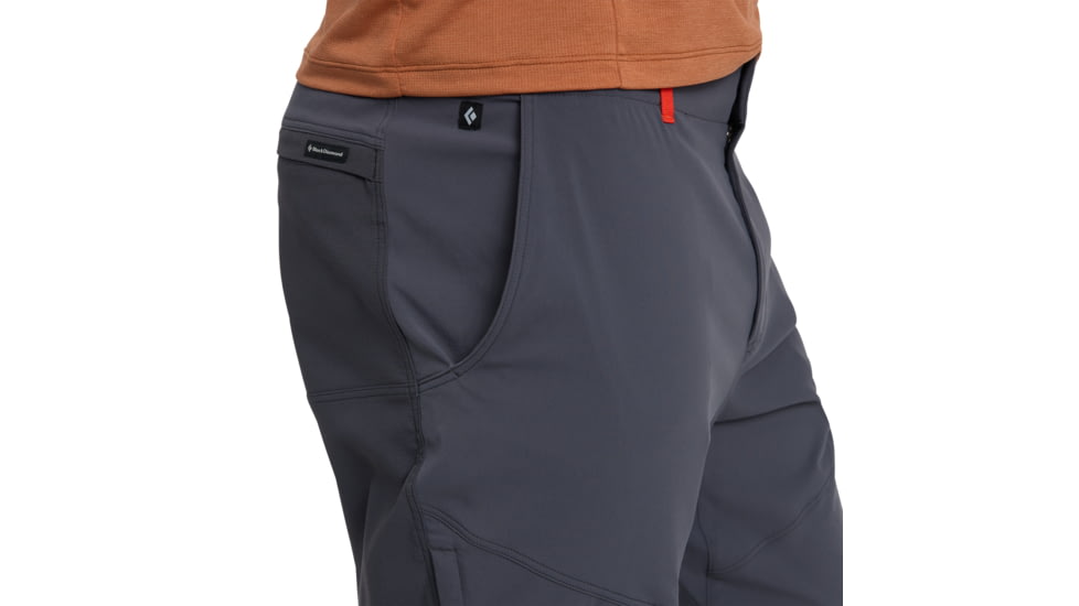Black Diamond Pursuit Hybrid Pants - Mens, Carbon, 28, AP75015000030281