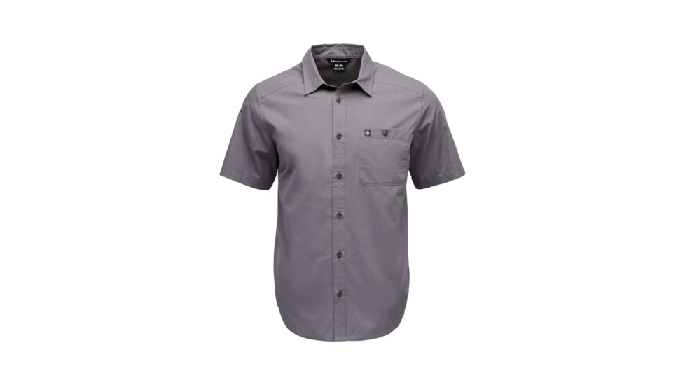 Black Diamond Wingate Short Sleeve Shirt - Mens, Steel Grey, Extra Large, AP7530110034XLG1
