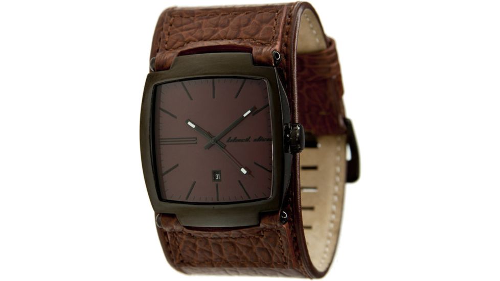 Black Dice Flow Men's Watch - All Brown - Dial, Case, and Strap BLABD-002-08