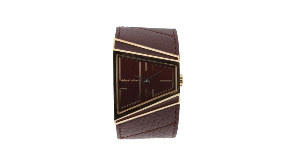Black Dice Hustle Men's Watch - Brown Dial, Gold Case, Brown Leather Strap BLABD-003-07