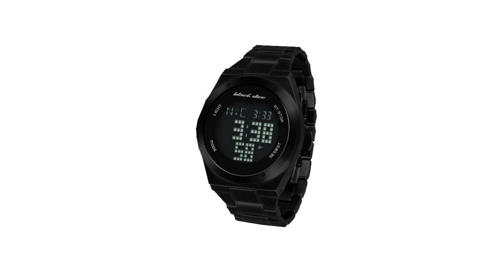 Black Dice Slick Men's Watch - Black Display, Black Case and Wristband BLABD-061-02