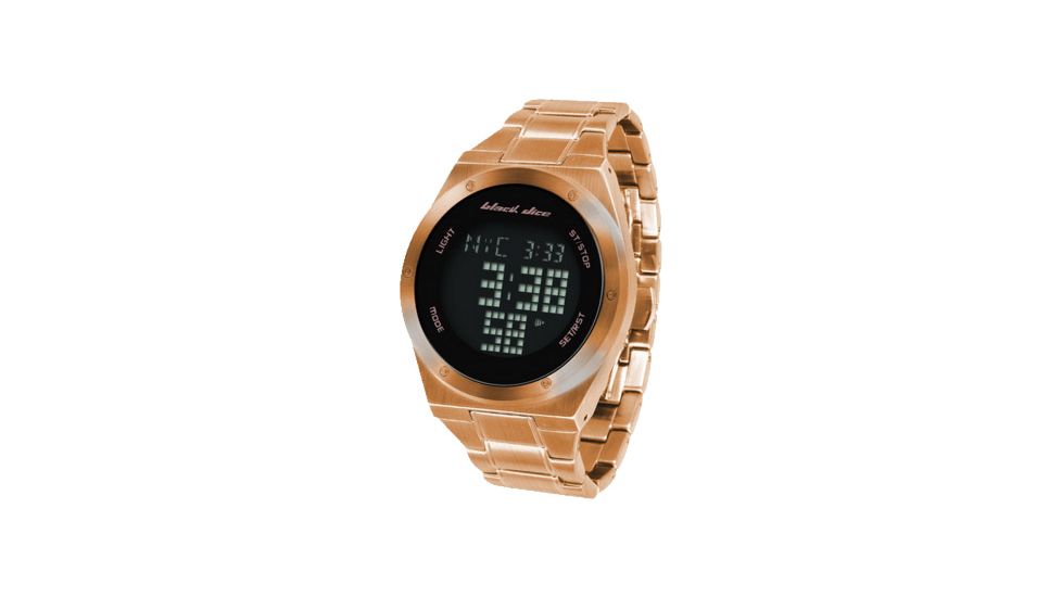 Black Dice Slick Men's Watch - Black Display, Rose Gold Case and Wristband BLABD-061-04