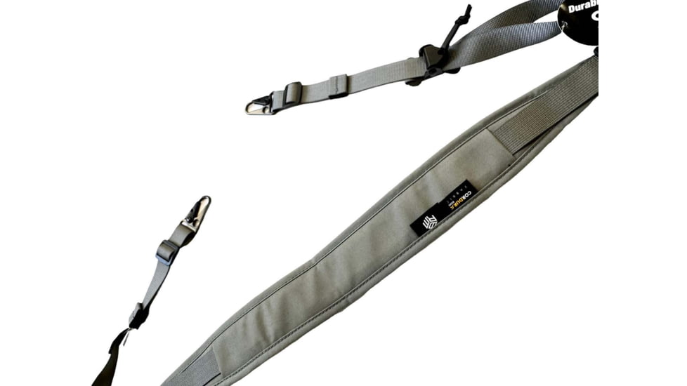 Black River Manufacturing Adjustable Combat Sling, Gray, BRACSGY