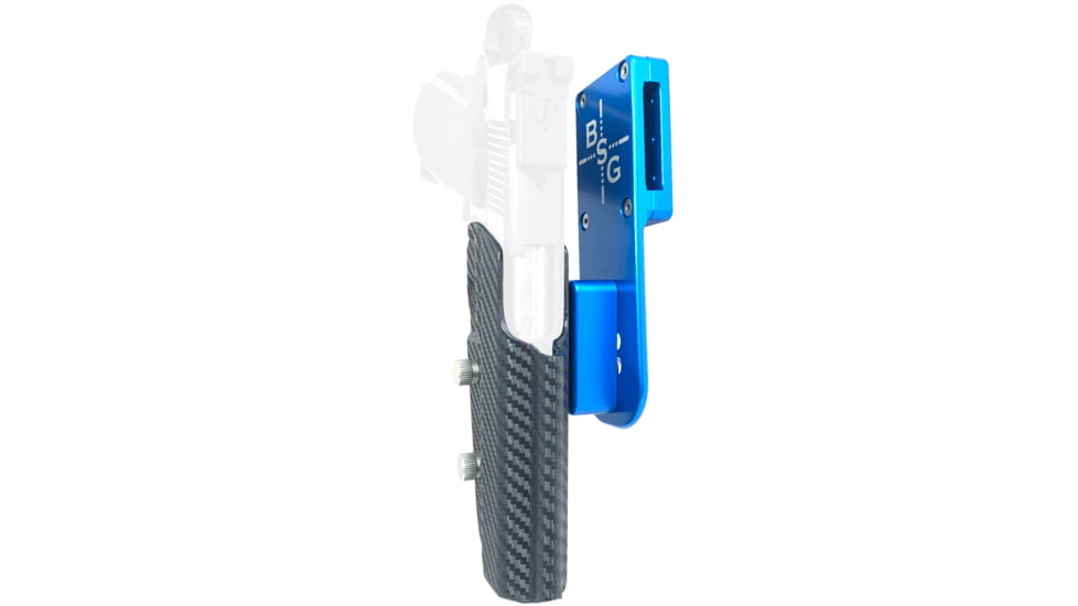 Black Scorpion Outdoor Gear 1911 4.25in Pro Heavy Duty Competition Holster, Right Hand, Blue Shell / Black, HCD3-USPSABS-19114BKRH