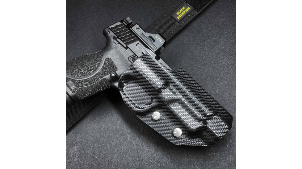 Black Scorpion Outdoor Gear Beretta 92X Performance Pro Competition Holster, Right, Carbon Fiber, HC04-USPSA-B92XCFRH