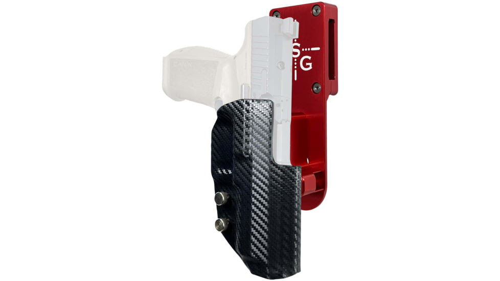 Black Scorpion Outdoor Gear Canik METE SFT Pro Heavy Duty Competition Holster, Right, Red/Carbon Fiber, HCD2-USPSABS-CANIKSFTCFRH