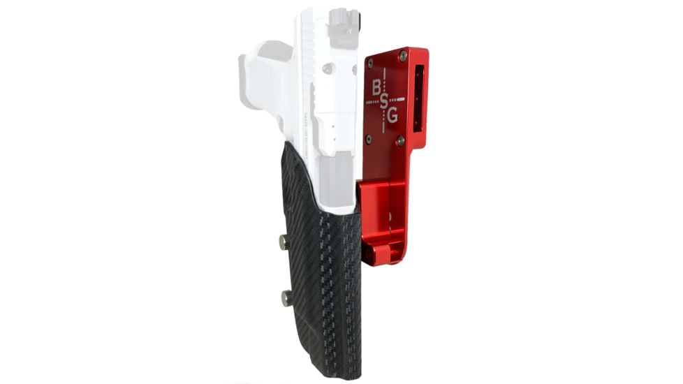 Black Scorpion Outdoor Gear Canik TP9SFx Pro Heavy Duty Competition Holster, Left, Red/Carbon Fiber, HCD2-USPSABS-TP9SFXCFLH