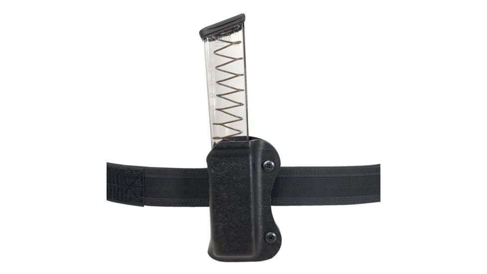 Black Scorpion Outdoor Gear Competition Magazine Pouch, Glock PCC, OWB, 1.5 - 1.75in Belts, Kydex, Black, MP07-PCCOW-BK