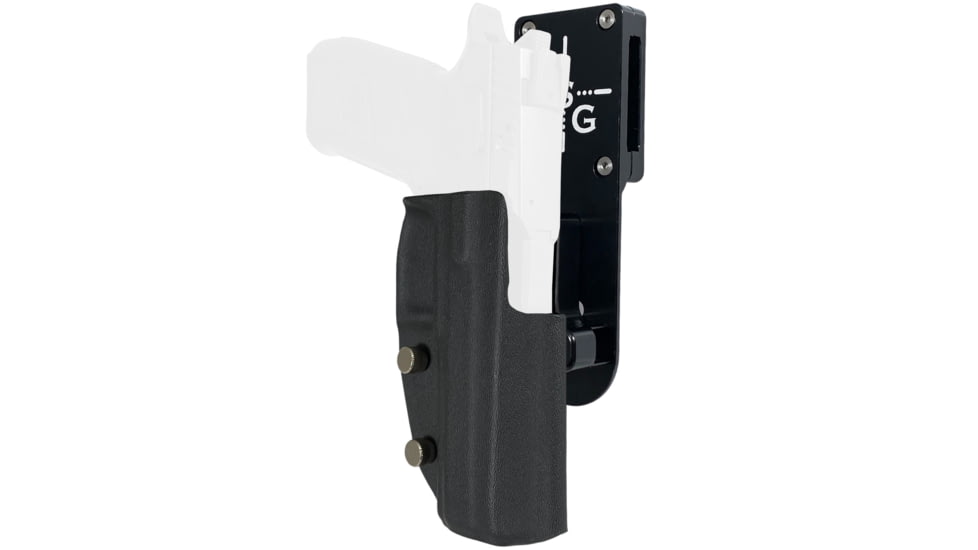 Black Scorpion Outdoor Gear CZ P-07 Pro Heavy Duty Competition Holster, Left Hand, Black Shell / Black, HCD1-USPSABS-CZP07BKLH