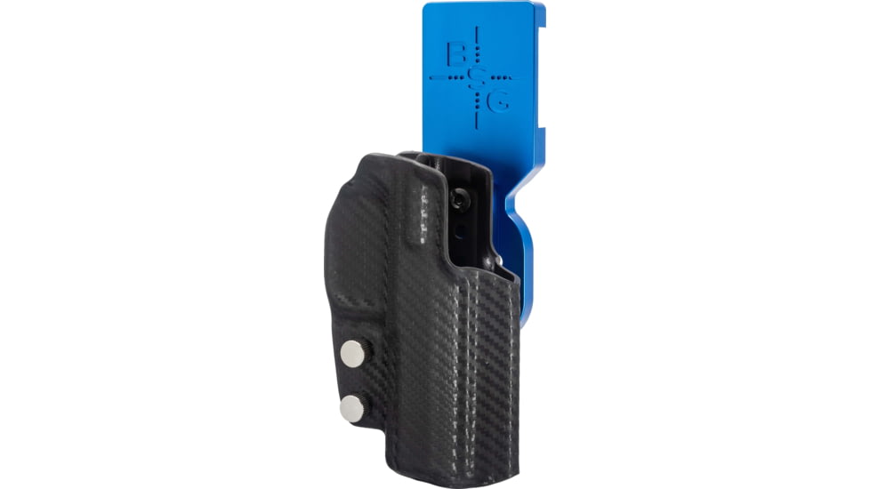 Black Scorpion Outdoor Gear CZ Shadow 2 Compact Pro Heavy Duty Competition Holster, Right Hand, Blue Belt Attachment - Carbon Fiber Holster, HCD3-USPBS-SHDWCOMP-CFRH