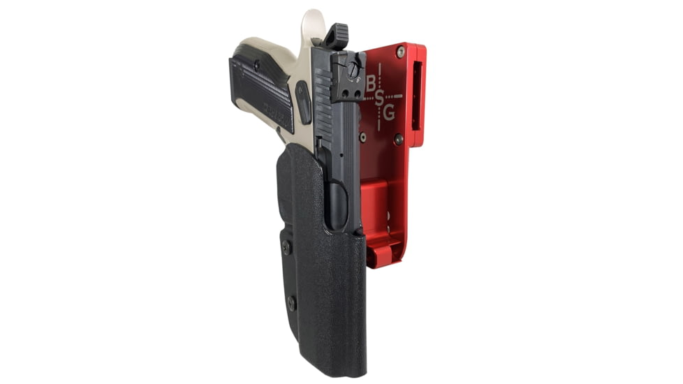 Black Scorpion Outdoor Gear CZ Shadow 2 Pro Heavy Duty Holster, Right Hand, Red Shell / Black, HCD2-USPSABS-SHADOWIIBKRH