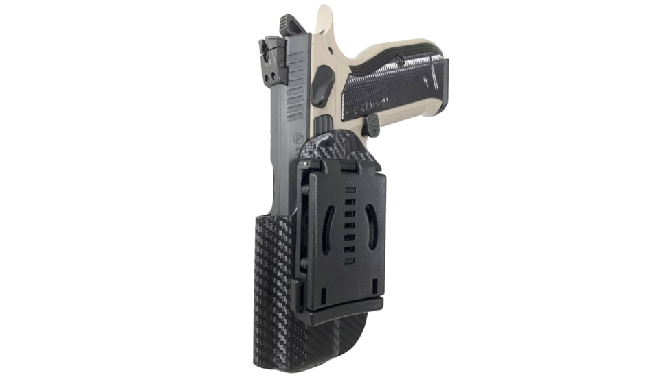 Black Scorpion Outdoor Gear CZ Shadow 2 Pro IDPA Competition Holster, Left Hand, Carbon Fiber, HC03-IDPA-SHADOWIICFLH