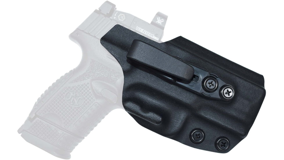 Black Scorpion Outdoor Gear FNH 509 Compact/Midsize IWB Belt Wing Tuckable Holster, Right, Black, HC23-FN509-BK