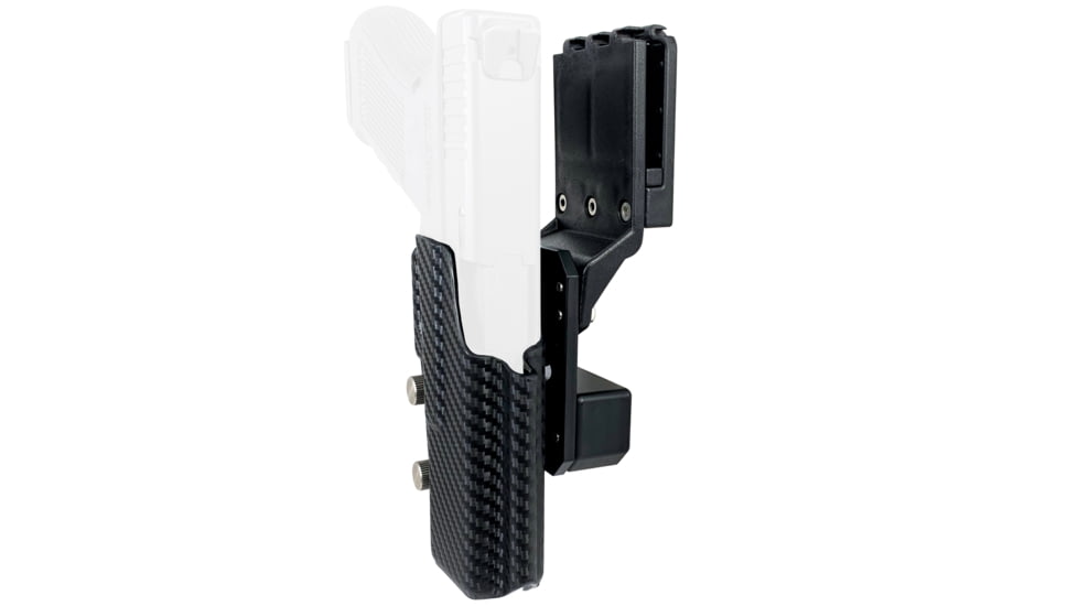 Black Scorpion Outdoor Gear Glock 17, 19, 19X, 22, 44, 45 Pro Competition Holster, Left Hand, Black, HC04-USPSA-GL17BKLH