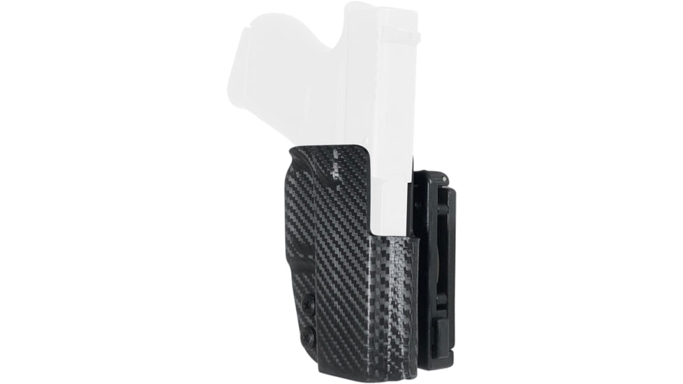 Black Scorpion Outdoor Gear Glock 42, 43, 43X Pro IDPA Holster, Left Hand, Carbon Fiber, HC03-IDPA-GL43-CFLH