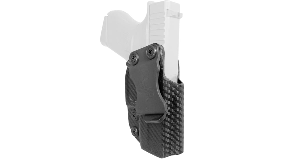 Black Scorpion Outdoor Gear Glock 42, 43 IWB Kydex Holster - Low Profile, Right Hand, Carbon Fiber, HC19-IWB01-SCOGL43-CFRH