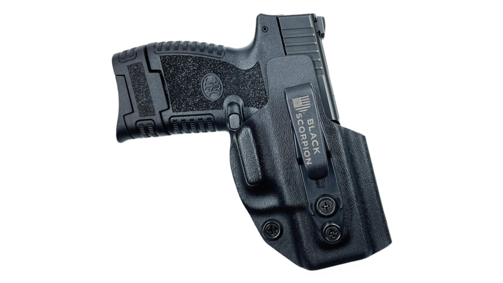 Black Scorpion Outdoor Gear IWB Belt Wing Tuckable Holster, FN 503, Right Hand, Black, HC23-IWBTUCK-FN503-BK