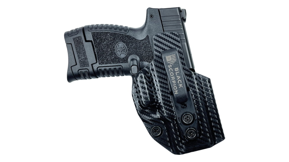 Black Scorpion Outdoor Gear IWB Belt Wing Tuckable Holster, FN 503, Right Hand, Carbon Fiber, HC23-IWBTUCK-FN503CF