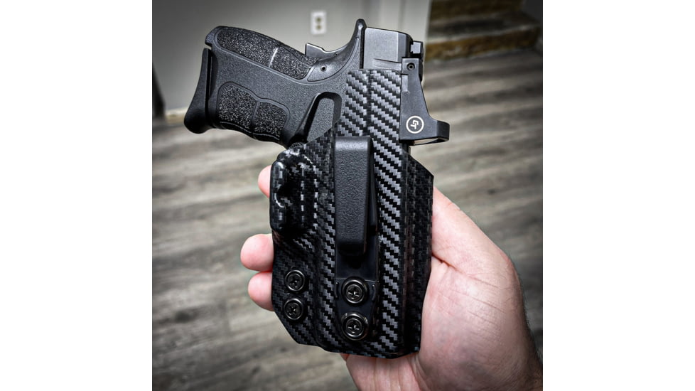 Black Scorpion Outdoor Gear IWB Belt Wing Tuckable Holster, Mossberg MC2sc, Right Hand, Carbon Fiber, HC23-IWBTUCK-MC2SC-CFRH
