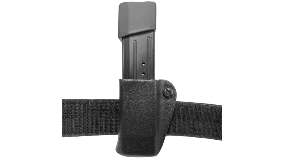 Black Scorpion Outdoor Gear IWB Pistol Magazine Pouch, GLOCK, Double Stack Magazines, 9mm Luger/ .40 S&amp;W, Kydex, Black, MP01-IWB-GLBKRH