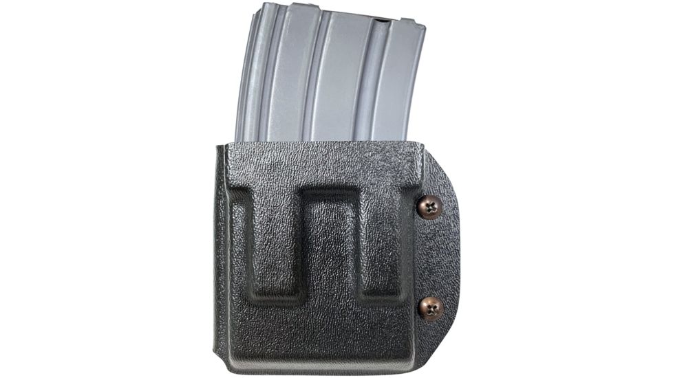 Black Scorpion Outdoor Gear Magazine Pouch, AR-15/ M4/ M16, Standard AR Magazines, Right Hand, OWB, 1.5 - 1.75in Belts, Kydex, Black, MP05-USPSA-BK