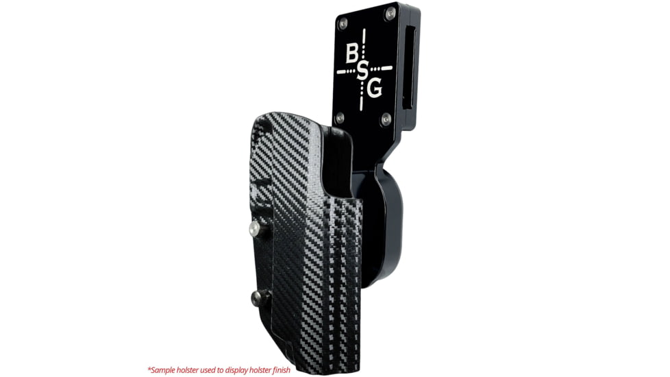 Black Scorpion Outdoor Gear Pro Heavy Duty Competition Kydex OWB Holster, Walther PDP 5in w/ X300, Right Hand, Black Shell Carbon Fiber, HCD1-USPSABS-PDP5X300CFRH