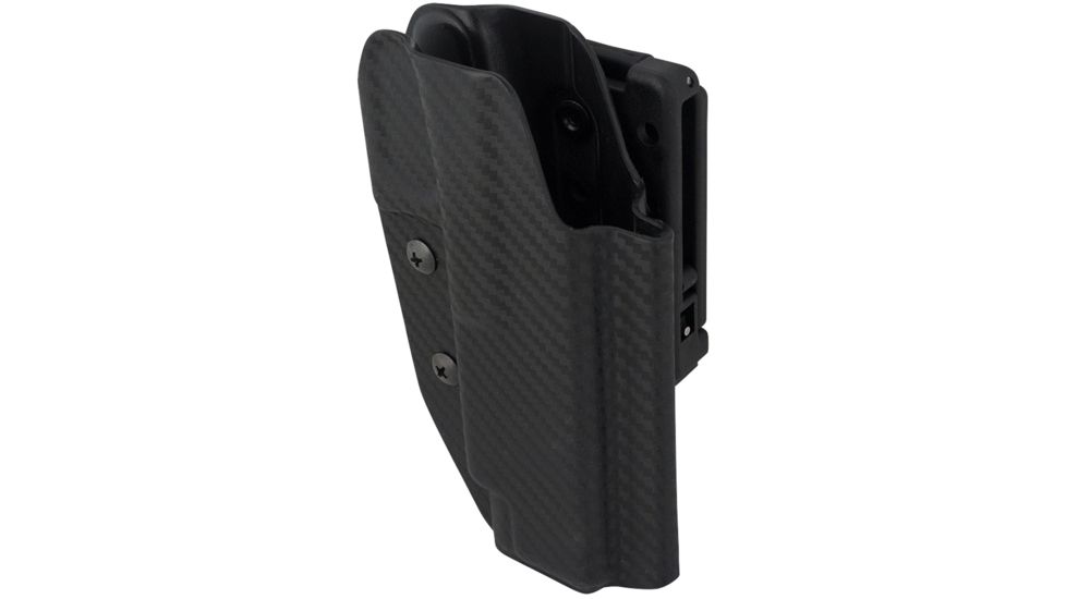 Black Scorpion Outdoor Gear Pro IDPA Competition Holster, Right Hand, CZ 75 SP-01, 4.6in Barrel, 1.5 - 1.75in Belts, Kydex, Carbon Fiber, HC03-IDPA-CZSPCFRH