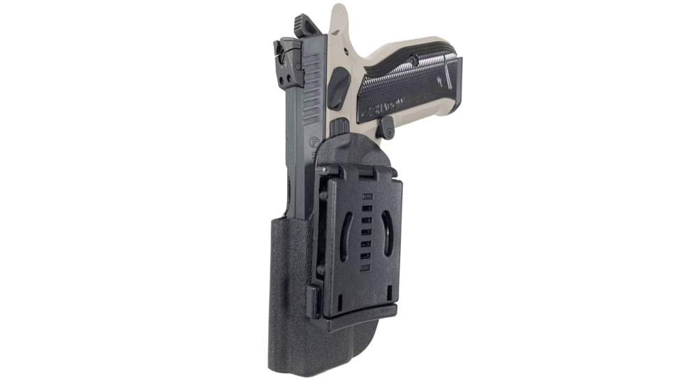 Black Scorpion Outdoor Gear Pro IDPA Competition Holster, Right Hand, CZ Shadow 2, 4.89in Barrel, 1.5 - 1.75in Belts, Kydex, Black, HC03-IDPA-SHCADOWIIBKRH