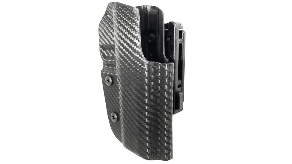 Black Scorpion Outdoor Gear Pro IDPA Competition Holster, Right Hand, CZ Shadow 2, 4.89in Barrel, 1.5 - 1.75in Belts, Kydex, Carbon Fiber, HC03-IDPA-SHADOWIICFRH