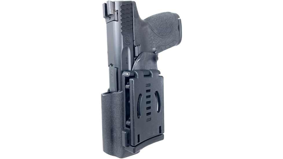 Black Scorpion Outdoor Gear Pro IDPA Competition Holster, Right Hand, Smith &amp; Wesson M&amp;P/ M&amp;P 2.0, 4.25in Barrel, 1.5 - 1.75in Belts, Kydex, Black, HC03-IDPA-MP9BKRH