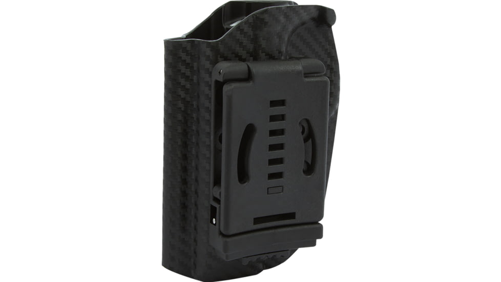 Black Scorpion Outdoor Gear Pro IDPA Competition Holster, Right Hand, Walther PPQ Mod 2/ PPQ Q5 Match, 5in Barrel, 1.5 - 1.75in Belts, Kydex, Carbon Fiber, HC03-IDPA-WALTHERQ5CFRH