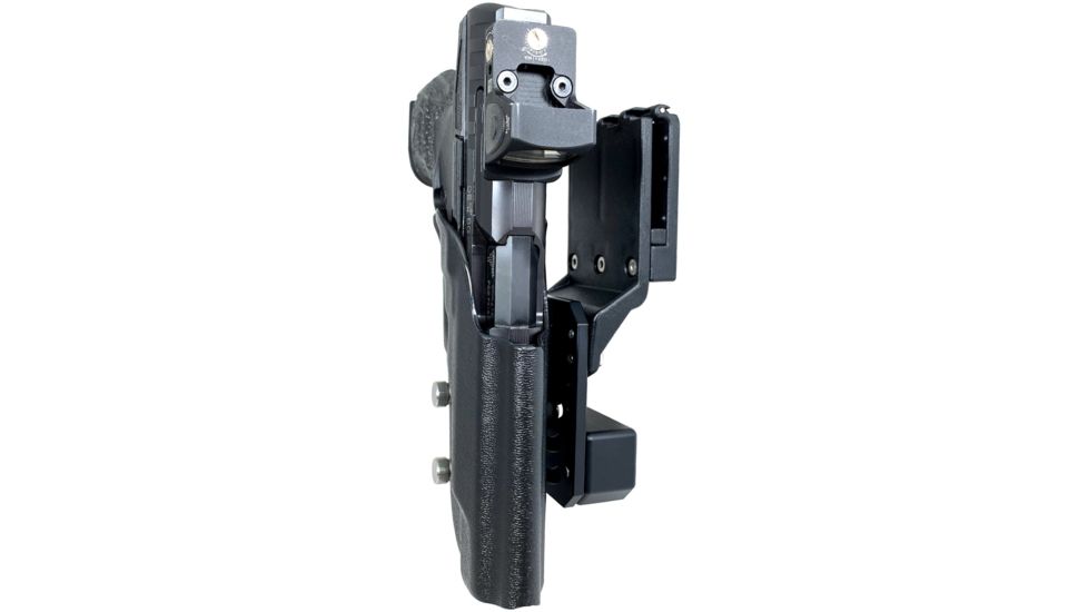 Black Scorpion Outdoor Gear Pro USPSA Competition Holster, Right Hand, Walther PPQ, 5in Barrel, 1.5 - 1.75in Belts, Kydex, Black, HC04-USPSA-WALTHERQ5BKRH