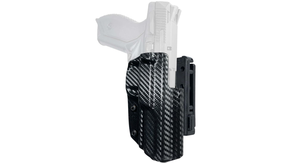Black Scorpion Outdoor Gear Ruger American 4.20 Pro IDPA Competition Holster, Right, Carbon Fiber, HC03-IDPA-RAMERICAN4-CFRH
