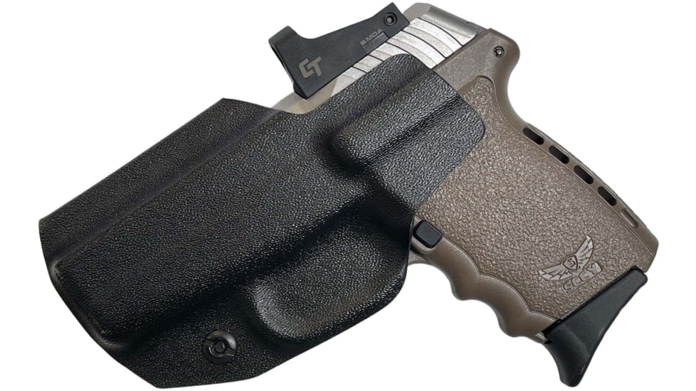 Black Scorpion Outdoor Gear SCCY CPX-1 / CPX-2 Belt Wing Tuckable Holster, Right, Black, HC23-CPX-BKRH
