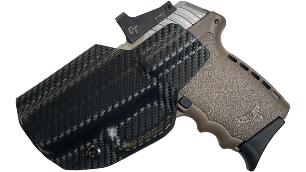 Black Scorpion Outdoor Gear SCCY CPX-1 / CPX-2 Belt Wing Tuckable Holster, Right, Carbon Fiber, HC23-CPX-CFRH