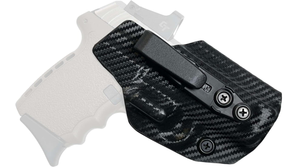 Black Scorpion Outdoor Gear SCCY CPX-1 / CPX-2 Belt Wing Tuckable Holster, Right, Carbon Fiber, HC23-CPX-CFRH