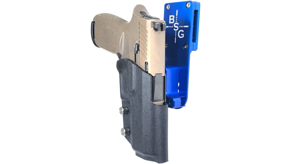 Black Scorpion Outdoor Gear Sig Sauer P320 Compact Pro Heavy Duty Competition Holster, Right Hand, Blue Shell / Black, HCD3-USPSABS-P3204BKRH