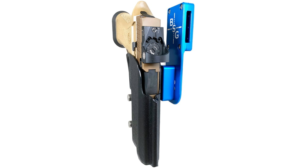 Black Scorpion Outdoor Gear Sig Sauer P320 X5, X5 Legion Pro Heavy Duty Competition Holster, Left Hand, Blue Shell / Black, HCD3-USPSABS-P320X5BKLH