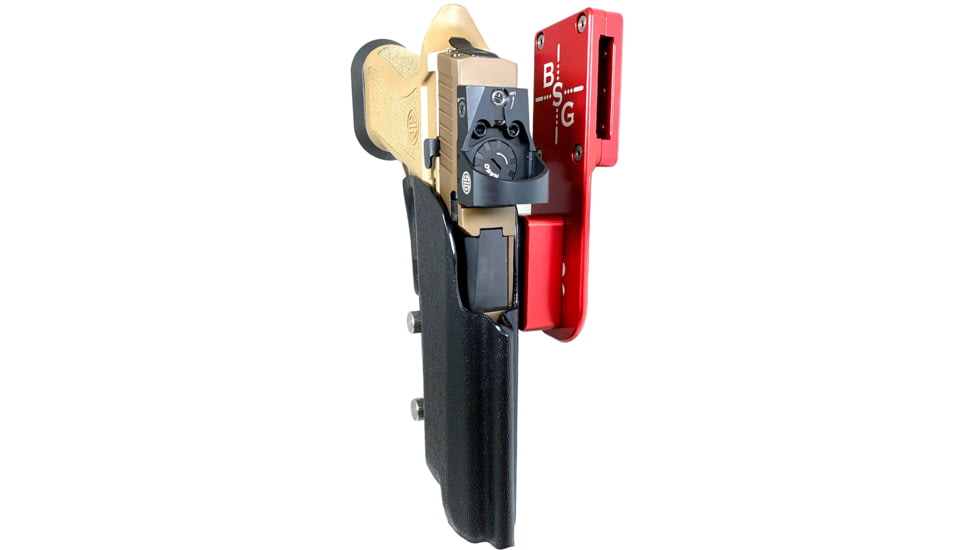 Black Scorpion Outdoor Gear Sig Sauer P320 X5, X5 Legion Pro Heavy Duty Competition Holster, Left Hand, Red Shell / Black, HCD2-USPSABS-P320X5BKLH